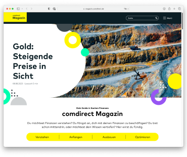 Werden Sie Finanzprofi mit dem comdirect magazin