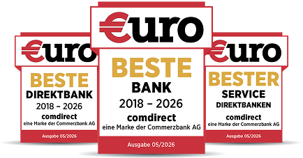 Auszeichnung von comdirect als beste Bank