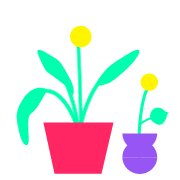 Blumen mit Eurozeichen