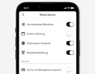 Smartphone-Ansicht der comdirect App