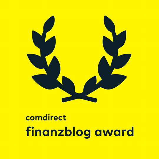 Logo des comdirect finanzblog award 2023