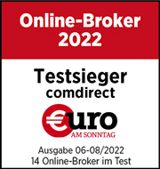 Euro am Sonntag: comdirect ist Testsieger - Online-Broker 2022